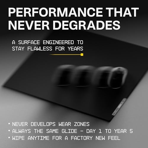 Professional Glass Gaming Mouse Pad for Speed and Control