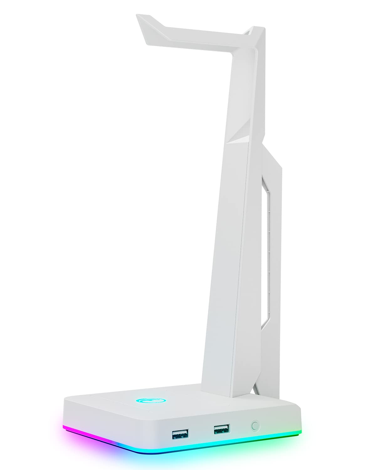 RGB Gaming Headset Stand with USB Ports and Headphone Holder