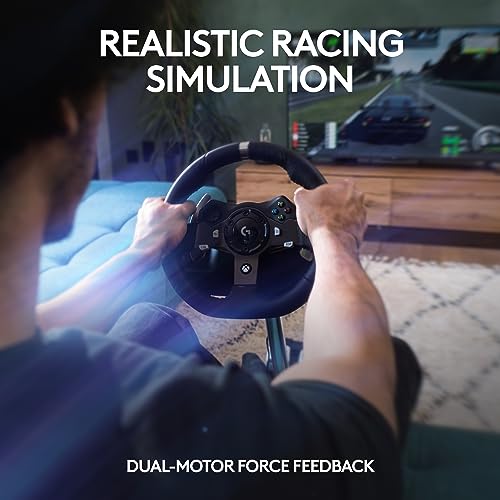 Logitech G29 Driving Force Racing Wheel and Floor Pedals, Real Force Feedback