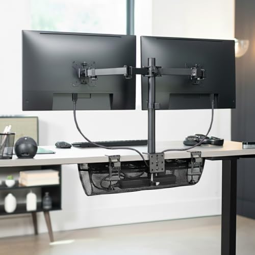 Under Desk Mesh Cable Organizer for Wire Management