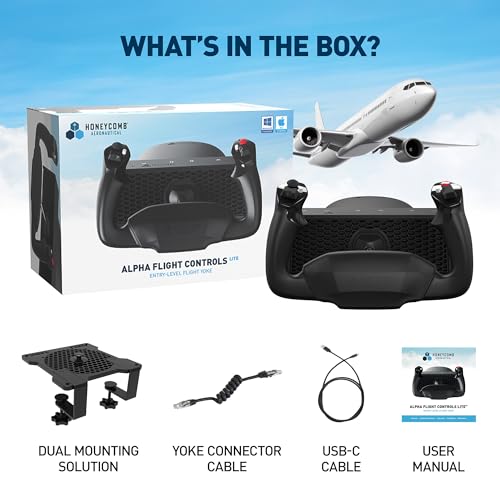 Compact Flight Throttle Quadrant with Trim Wheel Controls