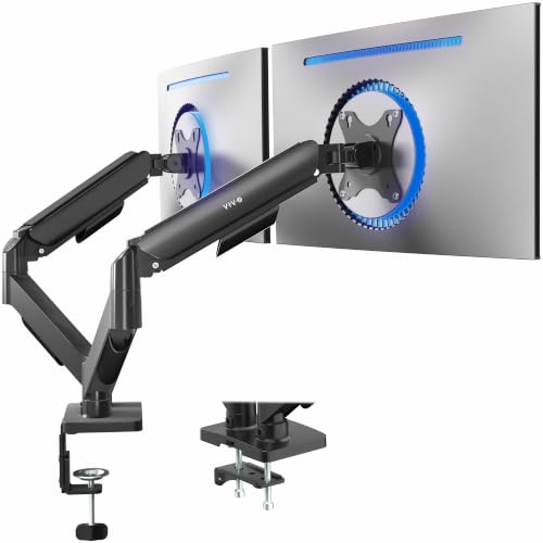 Dual Monitor Arm Mount with Height and Tilt Adjustment