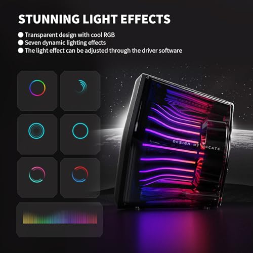 64W RGB Desktop Gaming Speakers with Bluetooth and USB