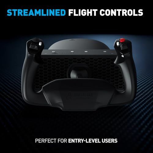 Compact Flight Throttle Quadrant with Trim Wheel Controls
