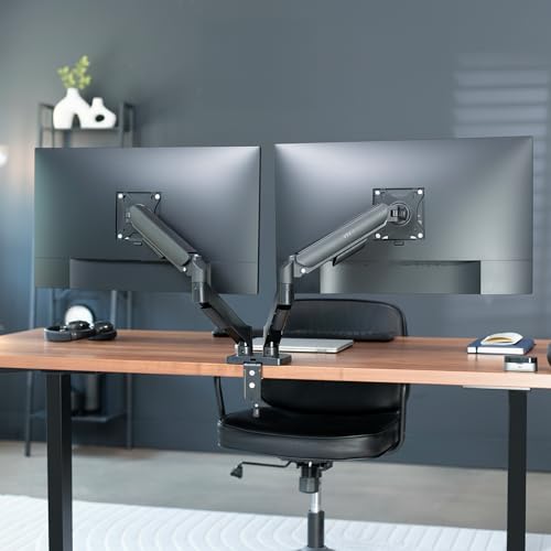 Dual Monitor Arm Mount with Height and Tilt Adjustment