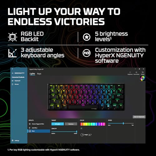 Full-Size RGB Mechanical Gaming Keyboard with PBT Keycaps