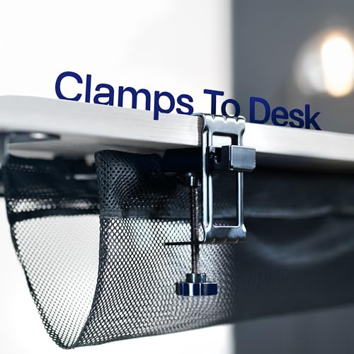 Under Desk Mesh Cable Organizer for Wire Management