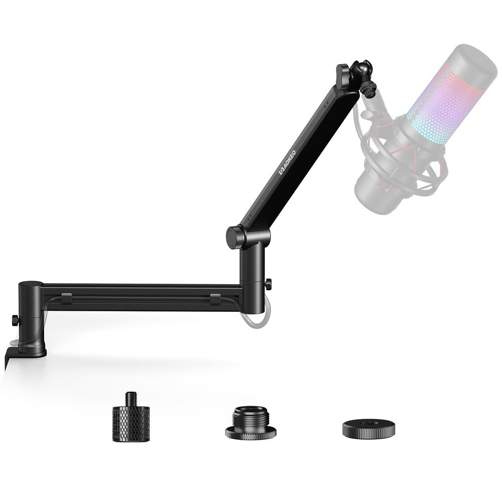 Low Profile Adjustable Microphone Boom Arm Stand