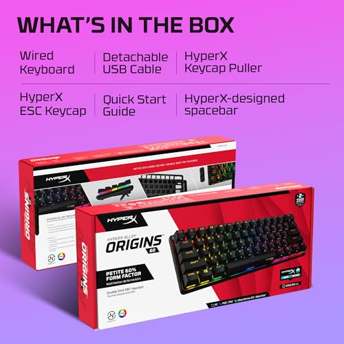 Full-Size RGB Mechanical Gaming Keyboard with PBT Keycaps