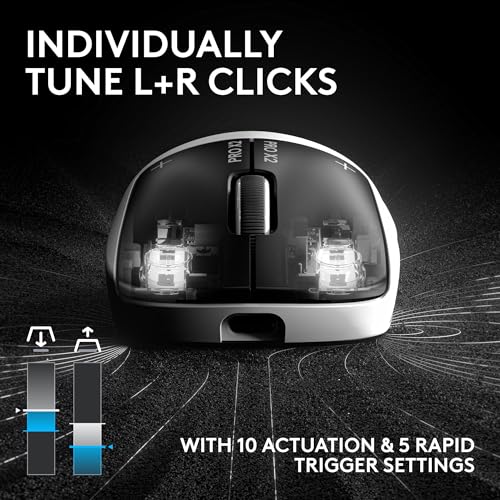 Ultra-Light Wireless Gaming Mouse with Magnetic Switches