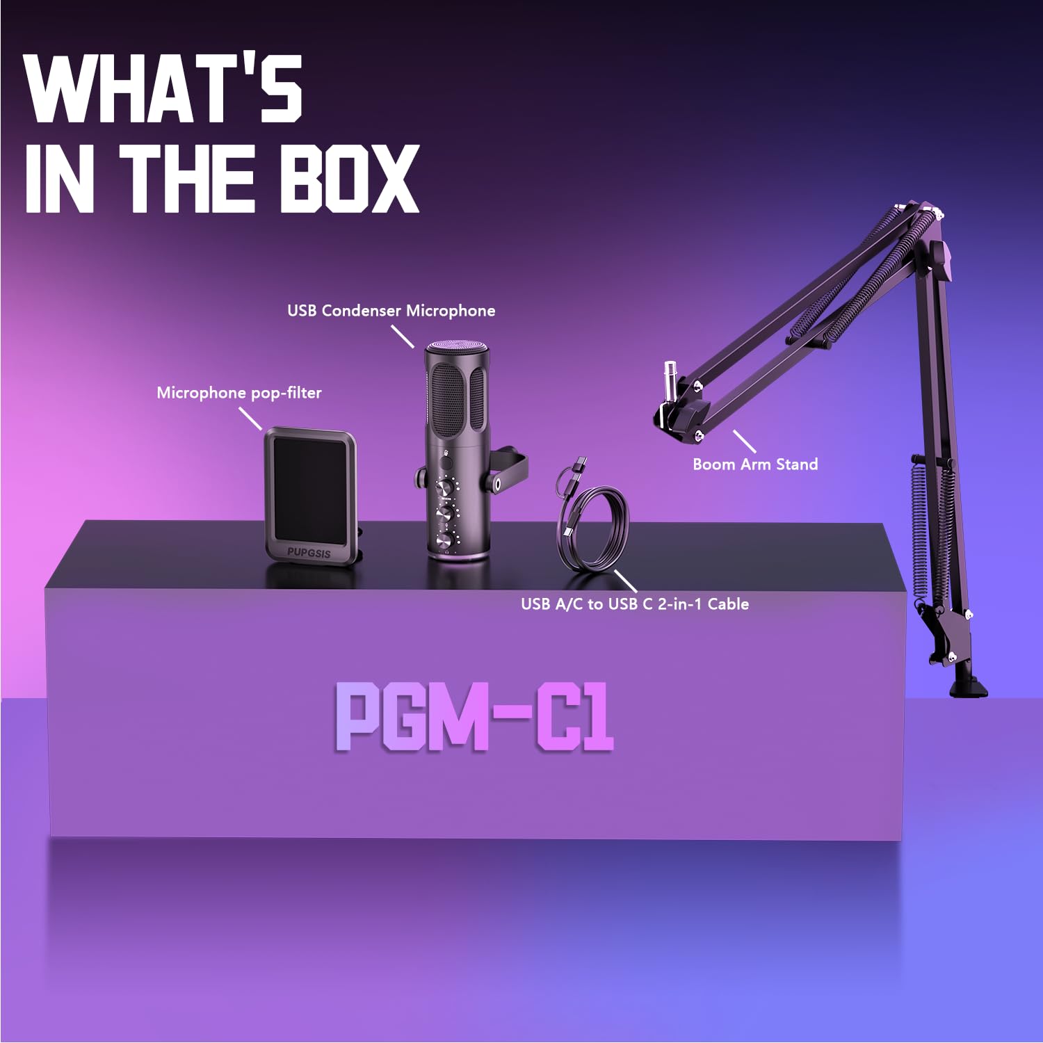 P PUPGSIS Condenser Micphone