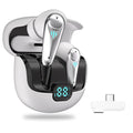 Low-Latency Wireless Gaming Earbuds with ANC and USB-C Dongle