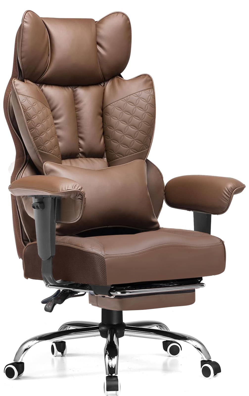 Heavy Duty Ergonomic Gaming Chair with Footrest and Lumbar Support