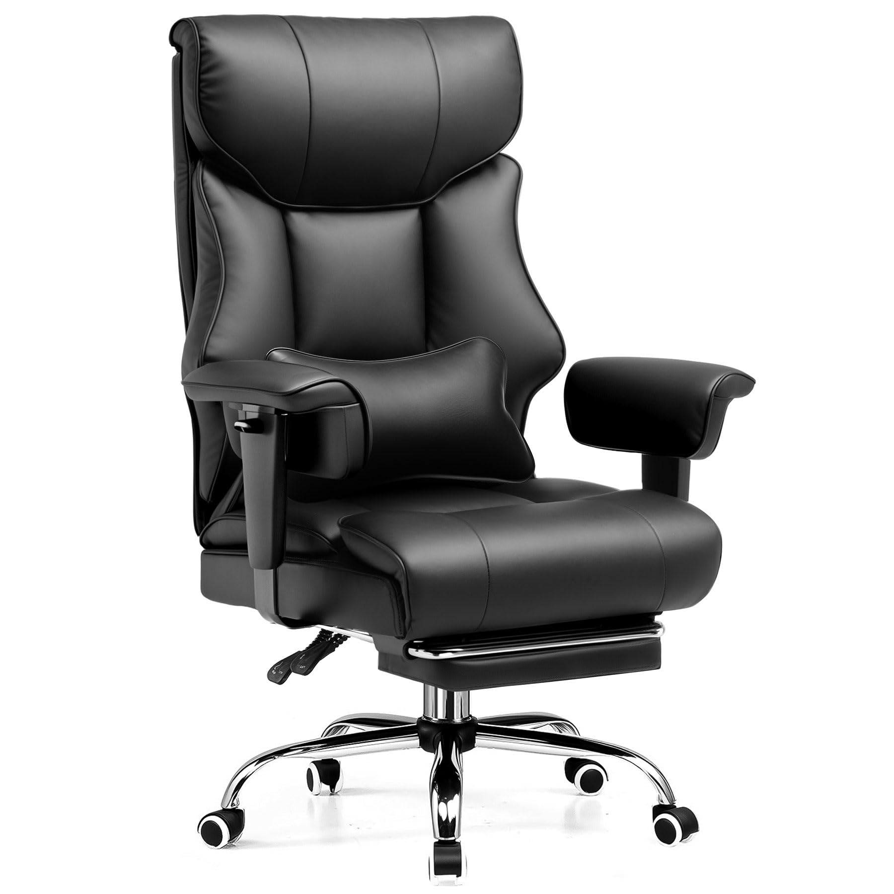 Heavy Duty Ergonomic Gaming Chair with Footrest and Lumbar Support