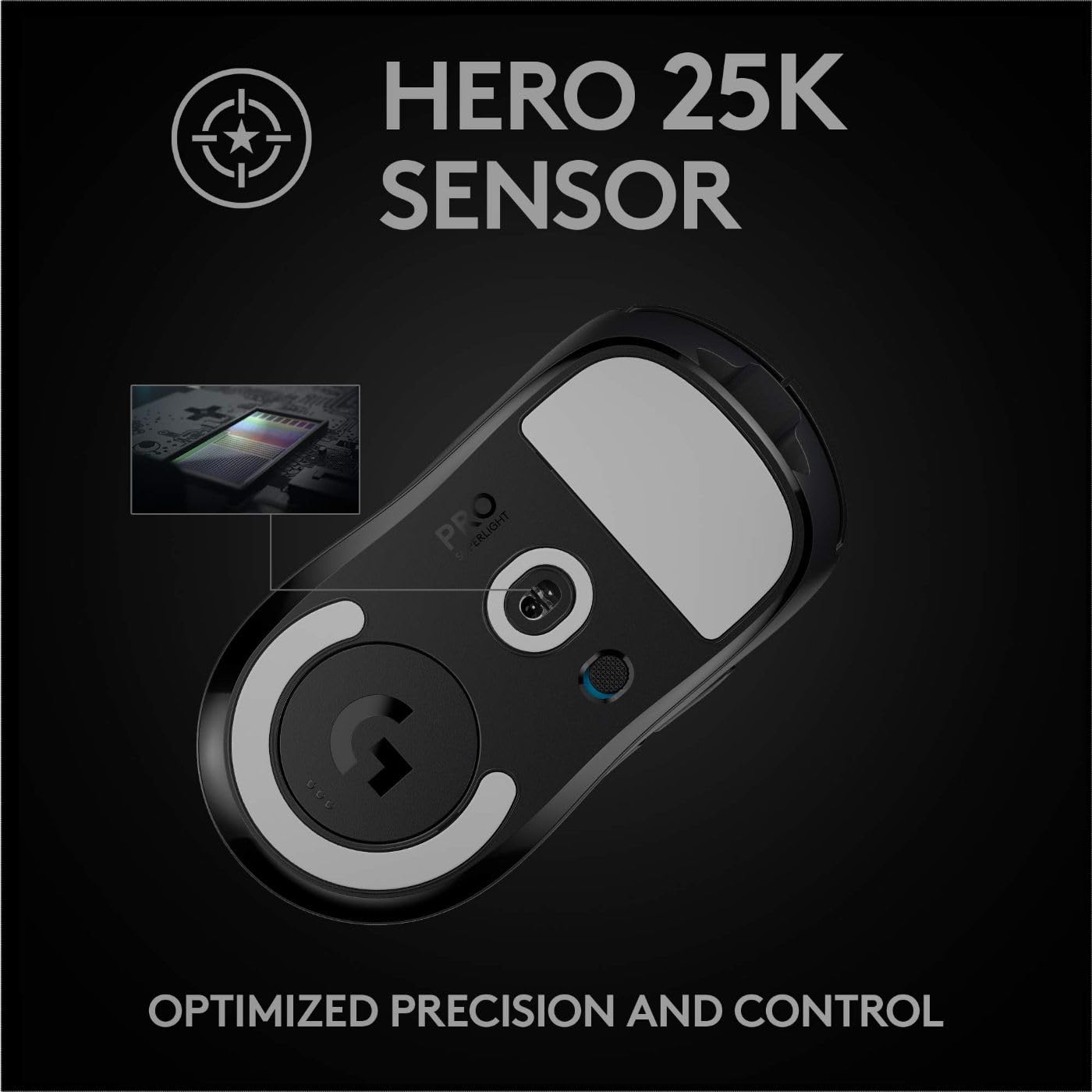 Ultra-Light Wireless Gaming Mouse with 25K DPI Sensor