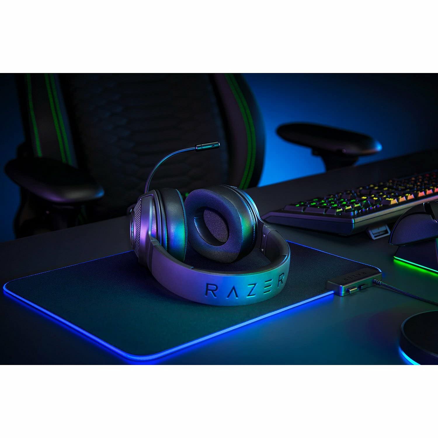 Wired Gaming Headset with 7.1 Surround Sound and RGB