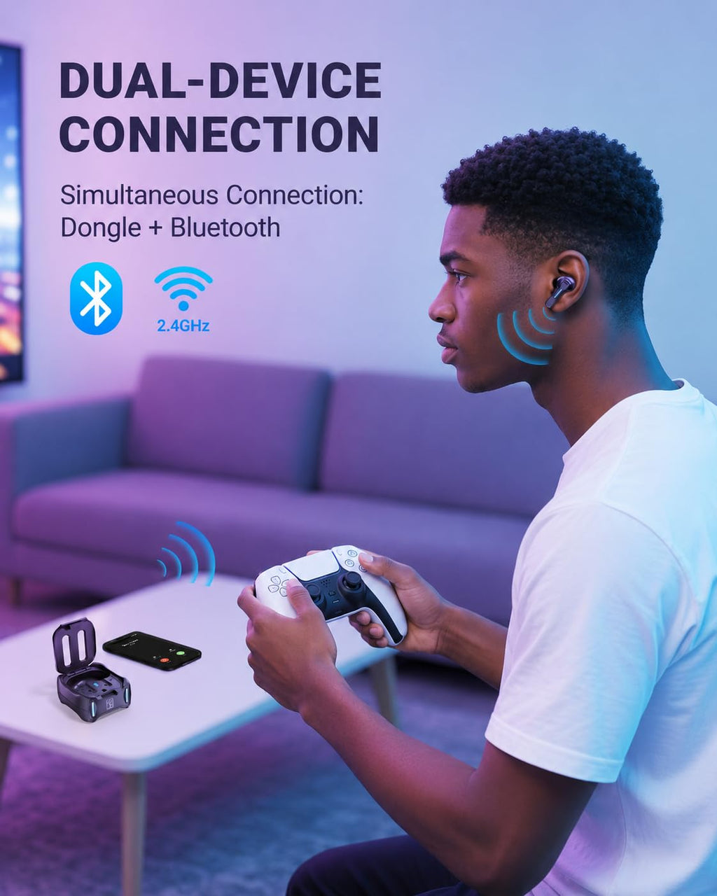 Middle Rabbit sw4 pro Gaming Earbuds for ps5