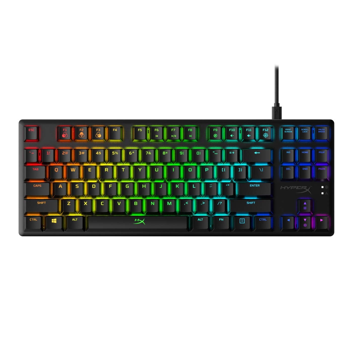 Full-Size RGB Mechanical Gaming Keyboard with PBT Keycaps