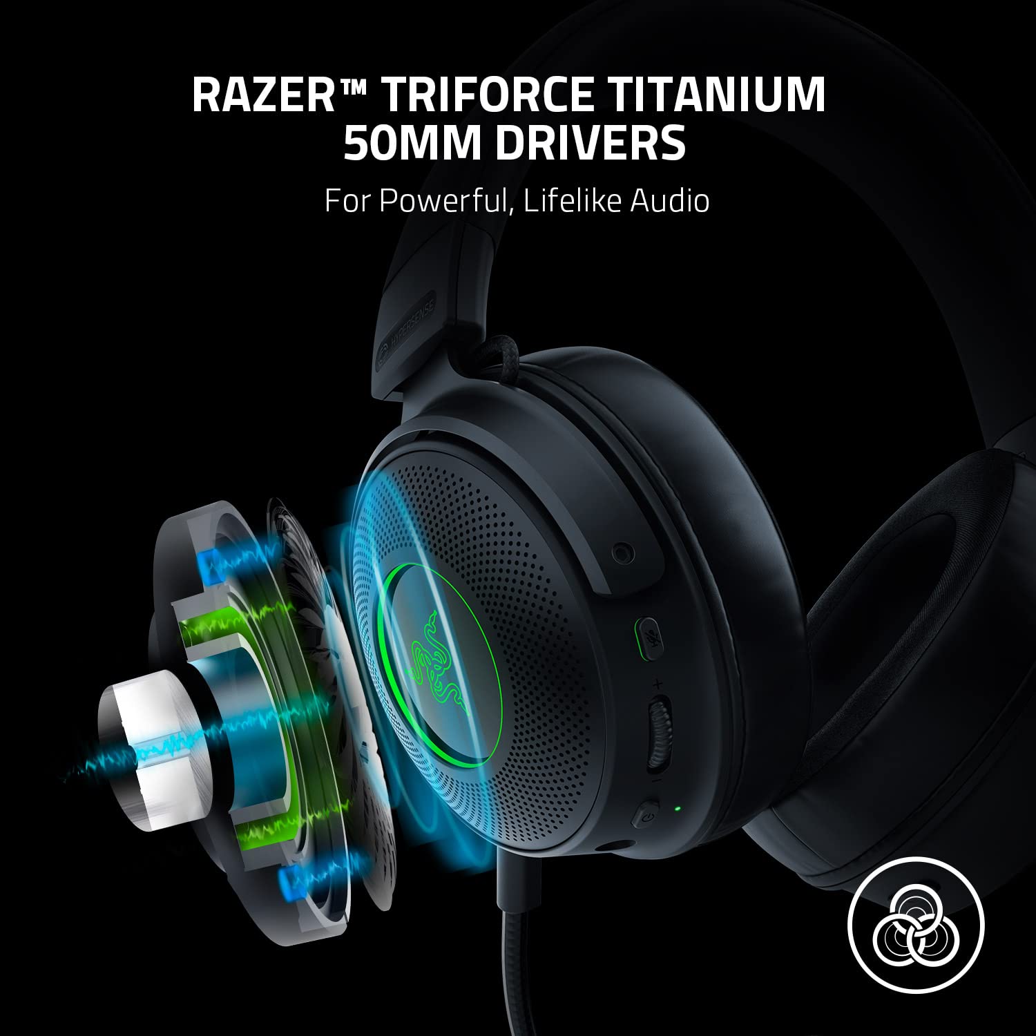 Wireless Gaming Headset with Haptic Feedback and Spatial Audio
