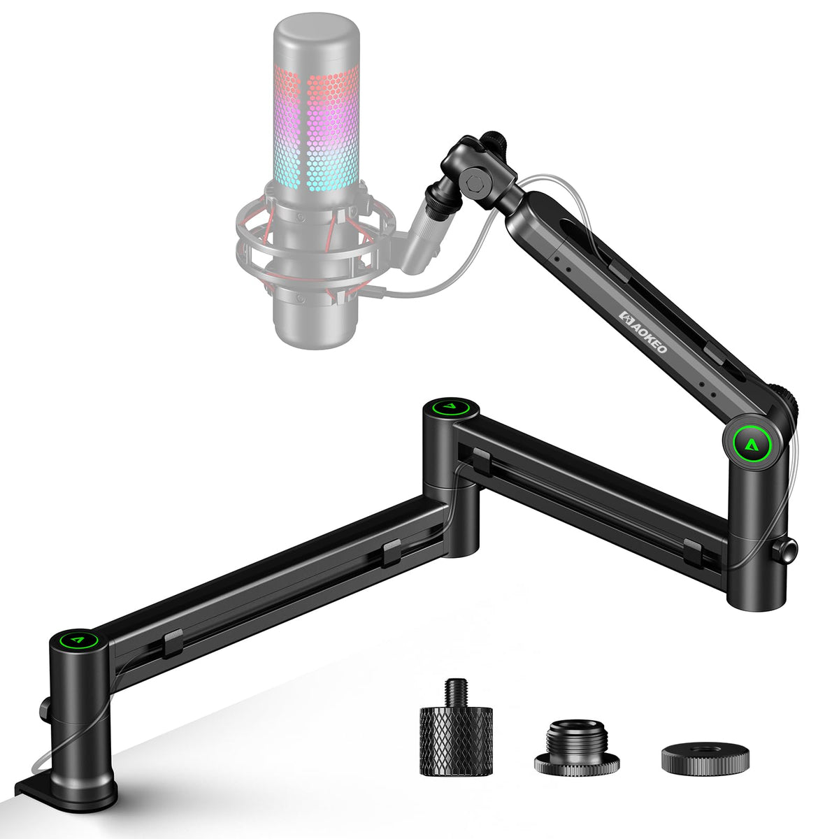 Low Profile Adjustable Microphone Boom Arm Stand