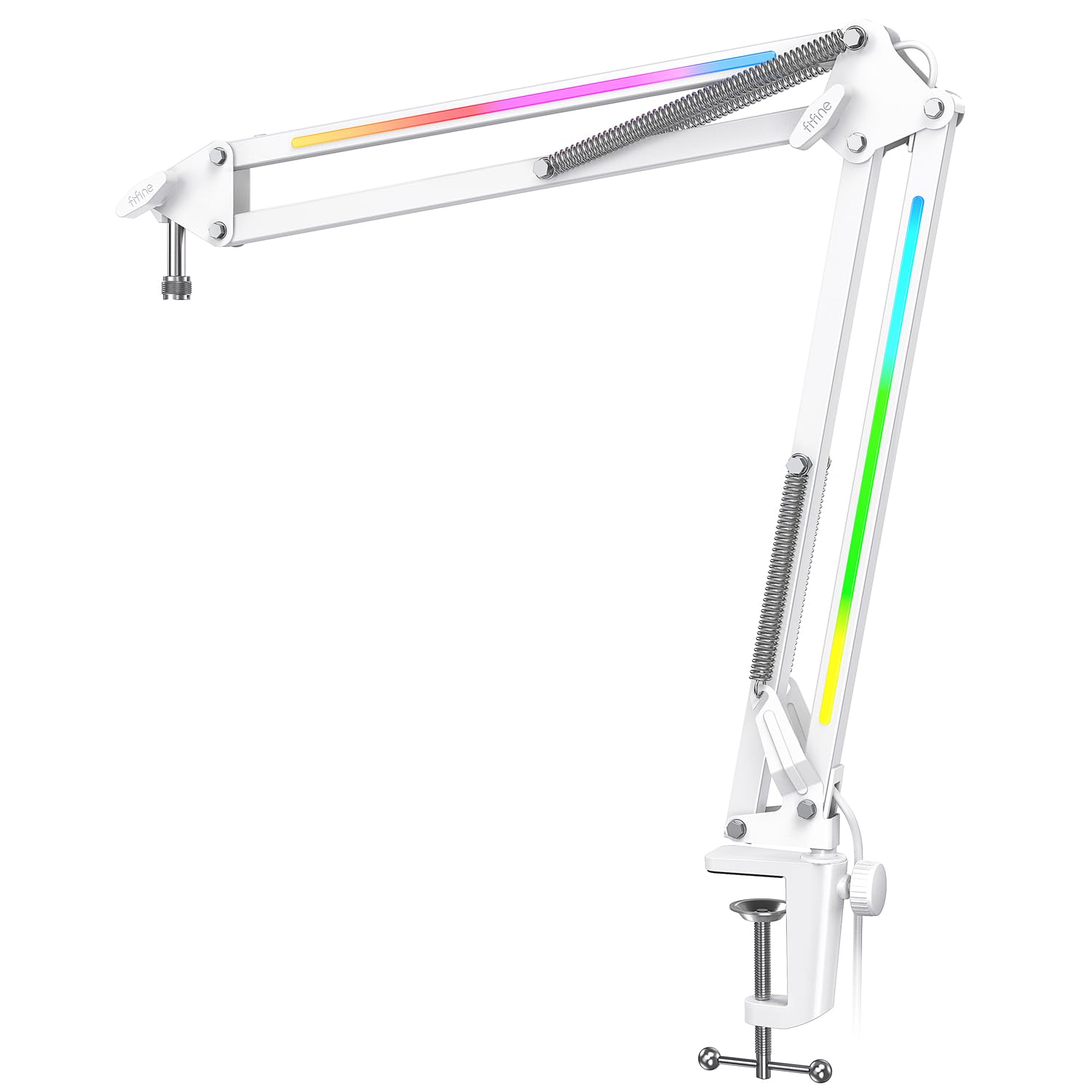 RGB Adjustable Microphone Boom Arm for Streaming and Gaming