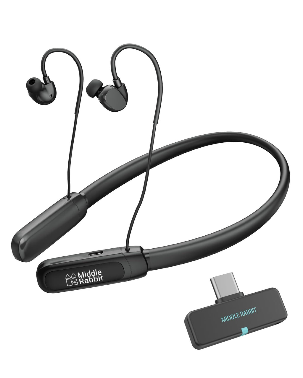 Low-Latency Wireless Gaming Earbuds with 2.4G Dongle