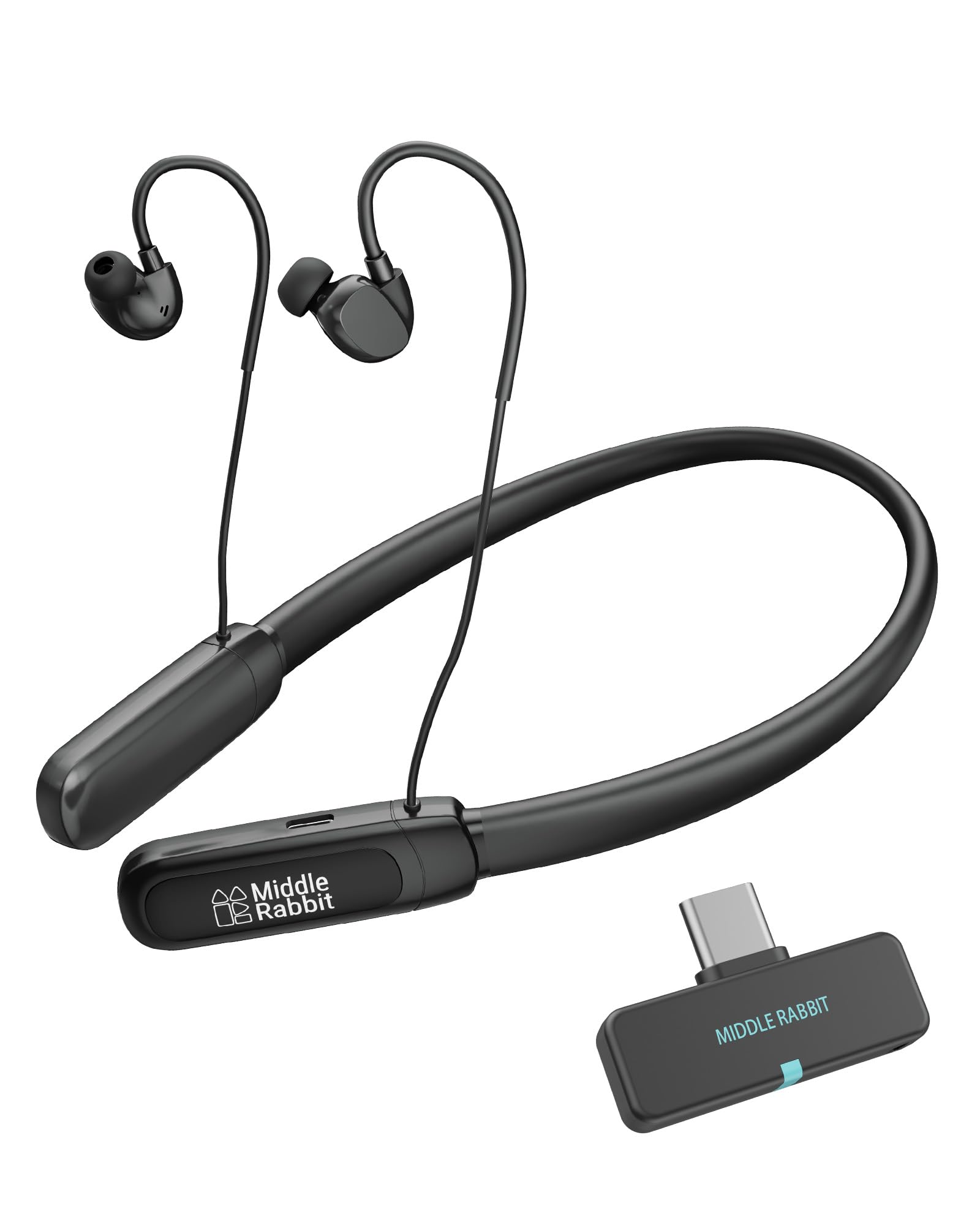Low-Latency Wireless Gaming Earbuds with 2.4G Dongle