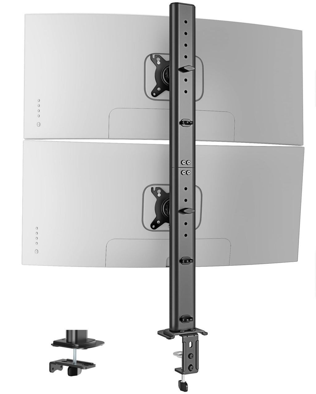 Dual Monitor Arm Mount with Full Motion Height Adjustment