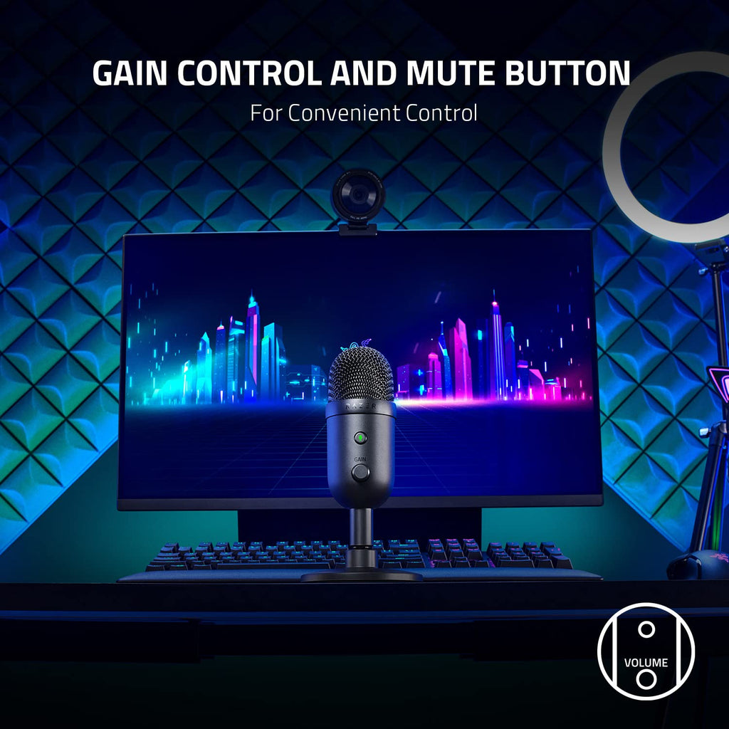 Professional USB Dynamic Gaming Microphone with Noise Control