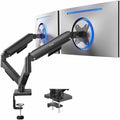 Dual Monitor Arm Mount with Height and Tilt Adjustment