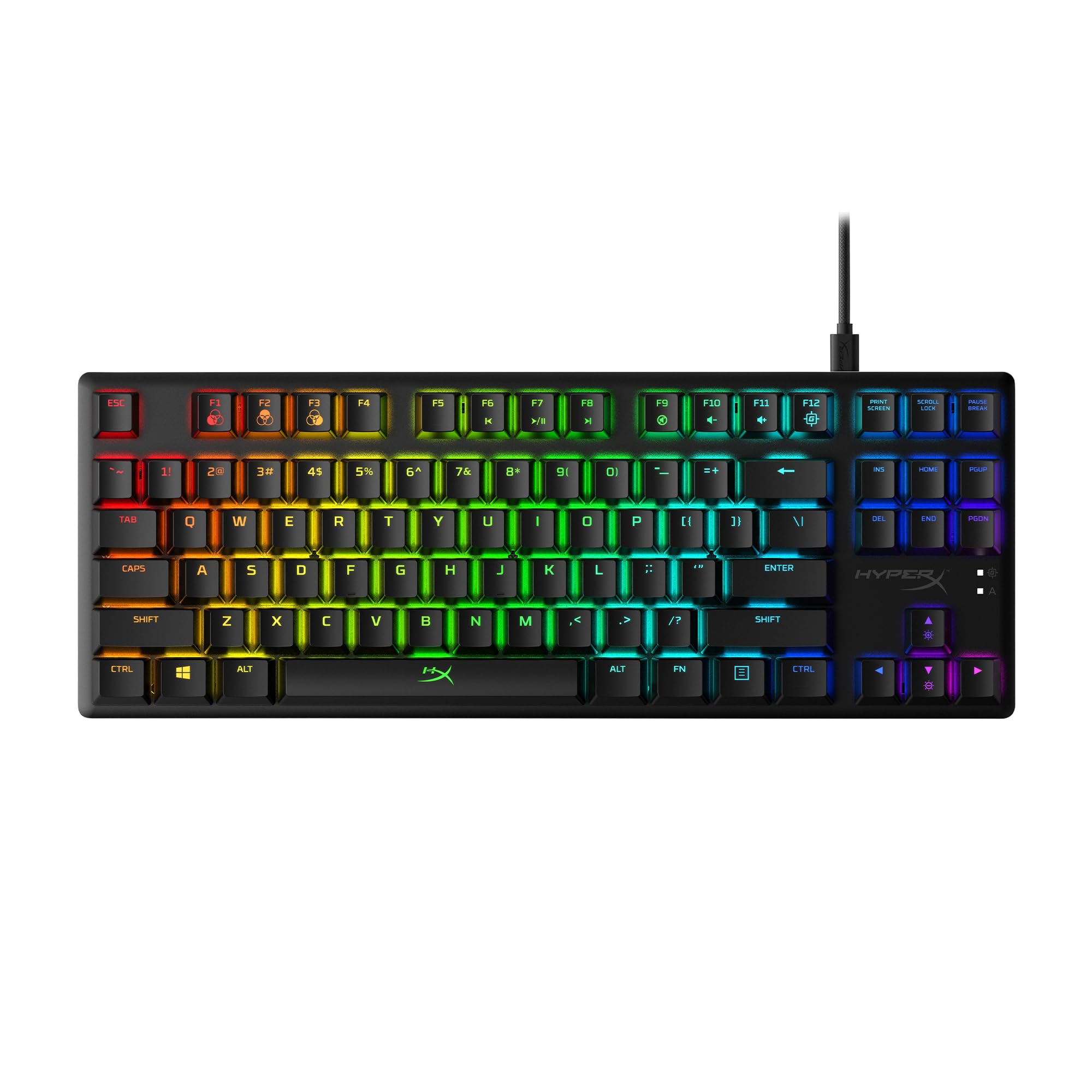 Full-Size RGB Mechanical Gaming Keyboard with PBT Keycaps