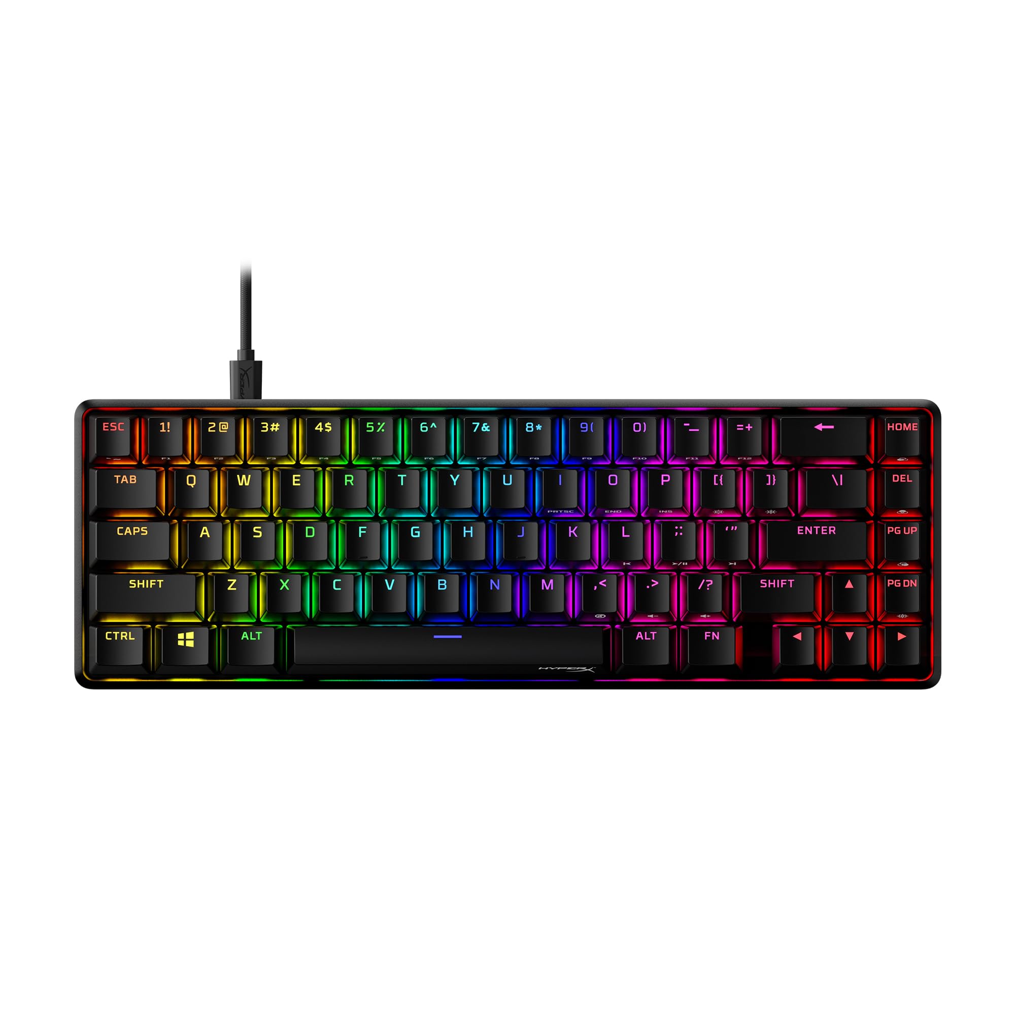 Full-Size RGB Mechanical Gaming Keyboard with PBT Keycaps