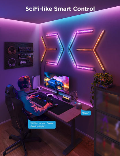 RGBIC Gaming Wall Light with DIY Custom Lighting Effects