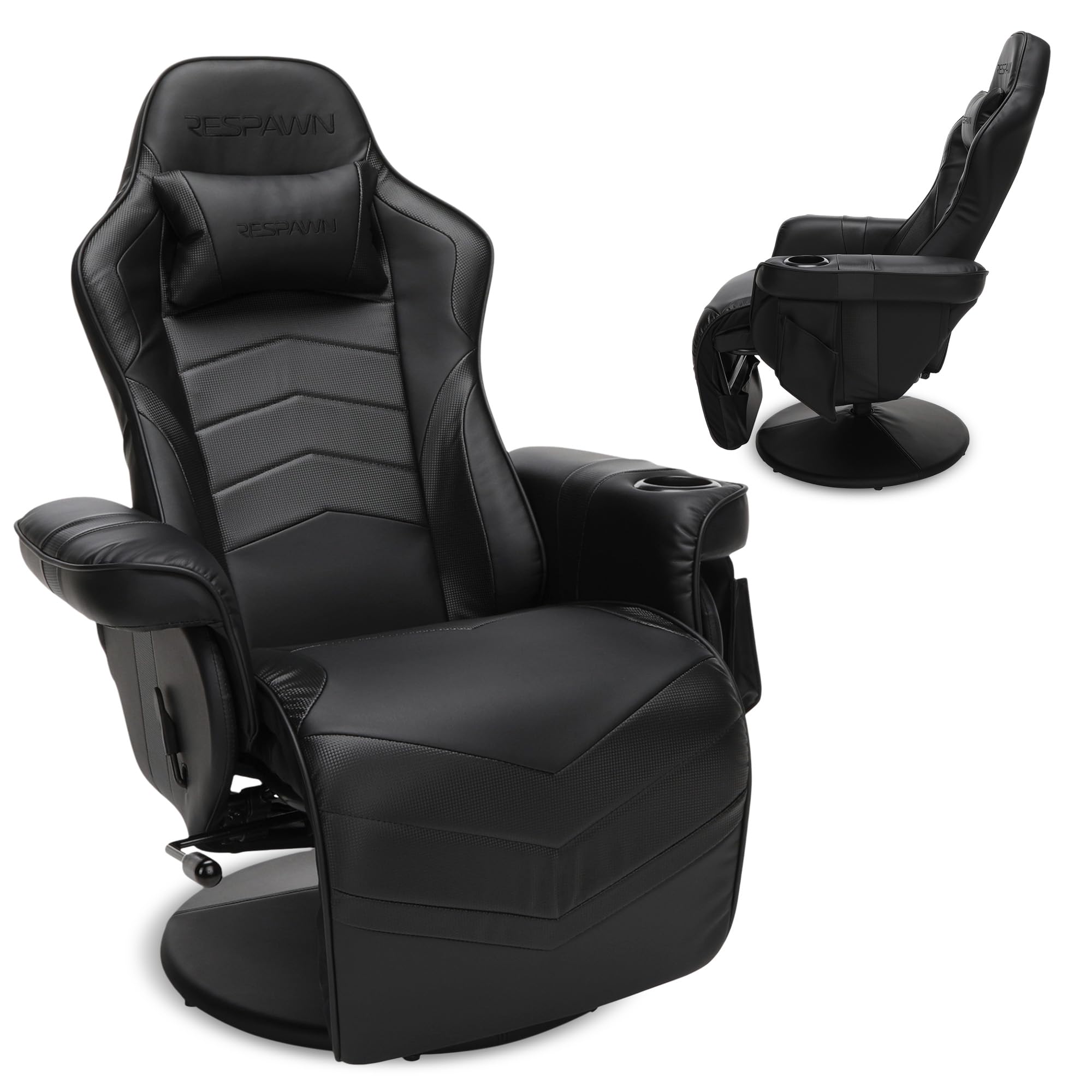 Ergonomic Gaming Recliner Chair with Footrest and Lumbar Support