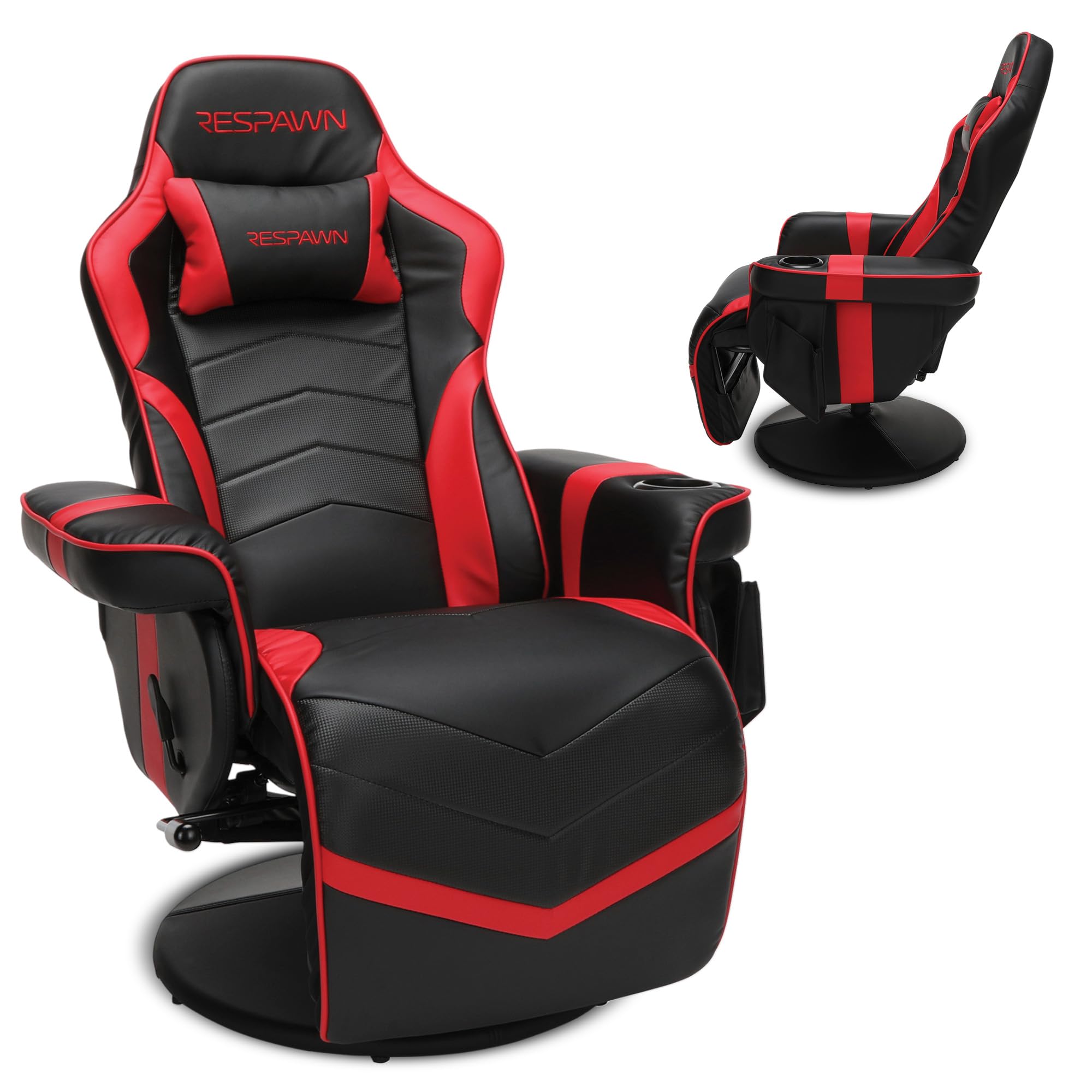 Ergonomic Gaming Recliner Chair with Footrest and Lumbar Support