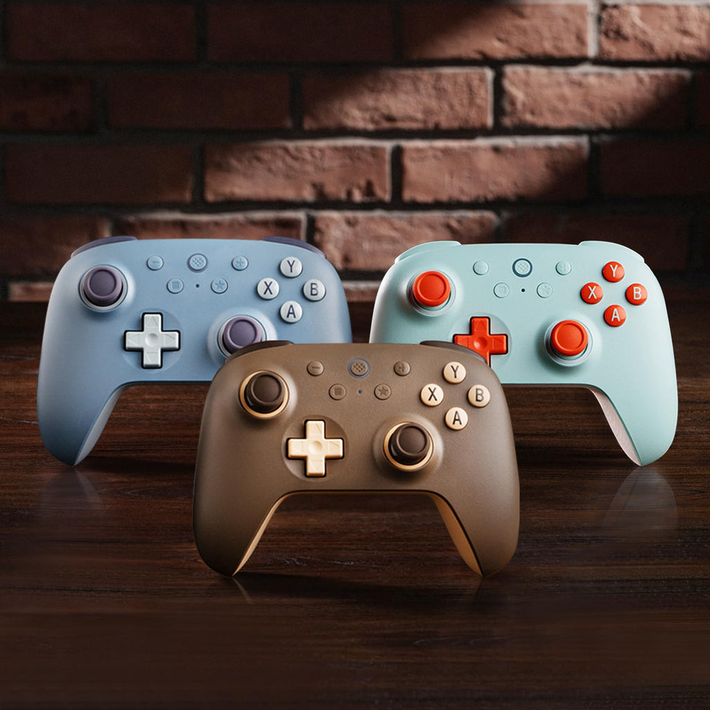 Wireless Gaming Controller with Hall Effect Sticks and Triggers
