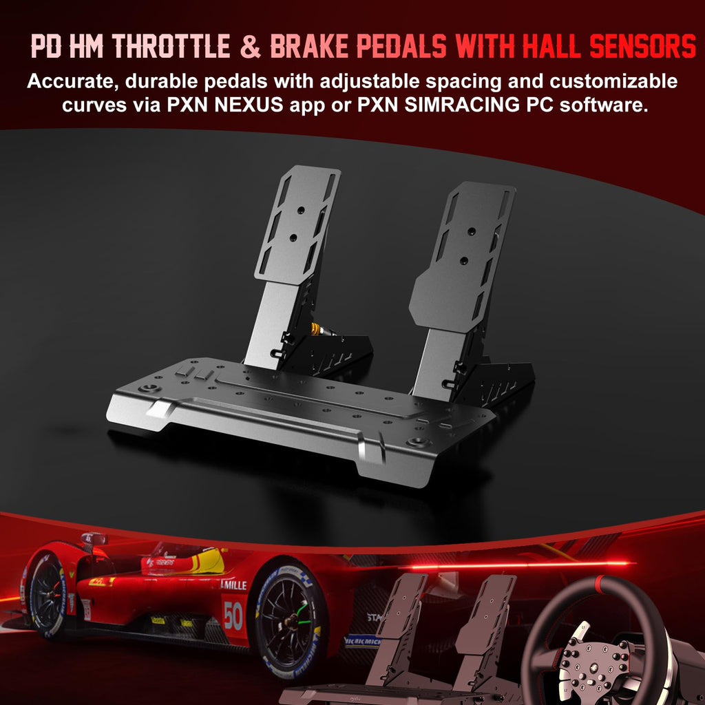 PXN V10 Ultra Direct Drive Racing Wheel, 3.2Nm Force Feedback