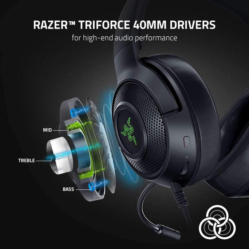 Wired Gaming Headset with 7.1 Surround Sound and RGB
