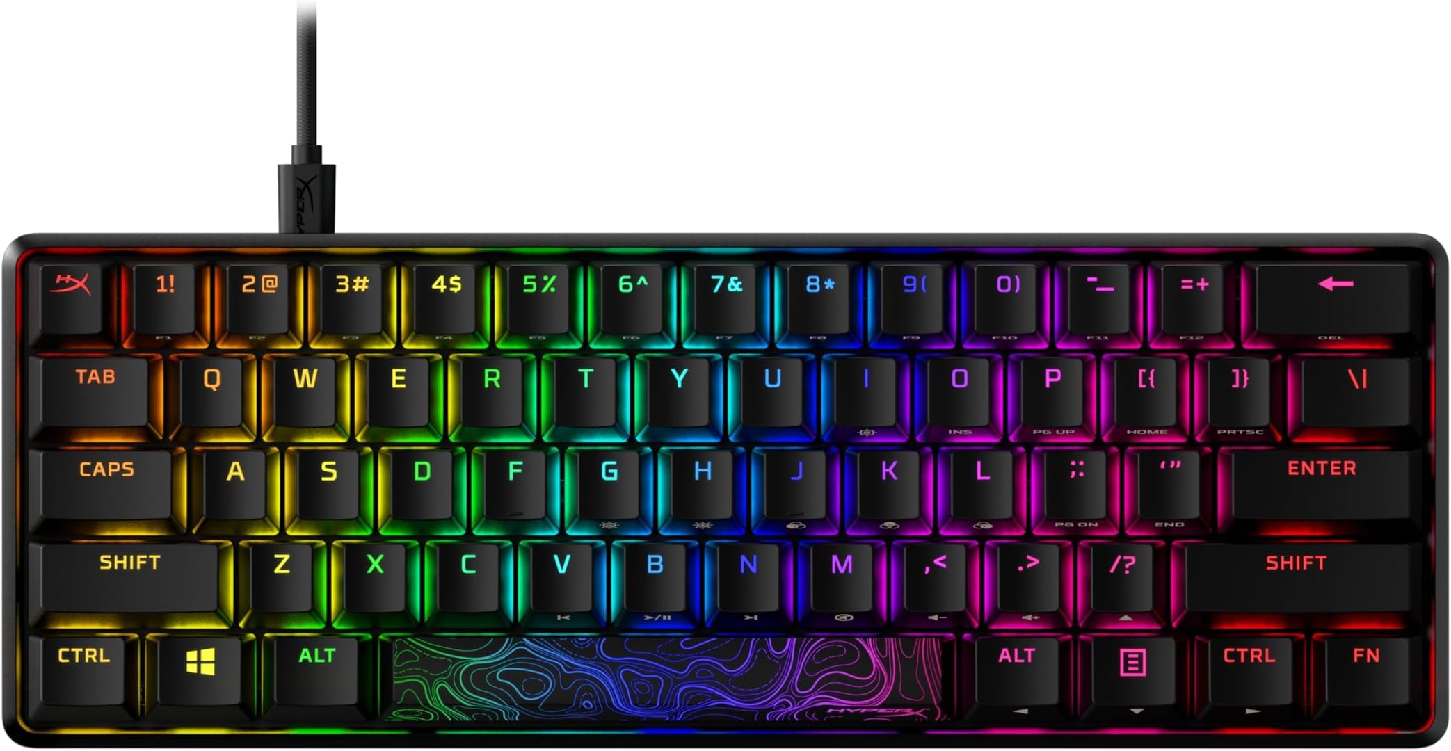 Full-Size RGB Mechanical Gaming Keyboard with PBT Keycaps