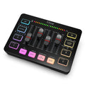 RGB Gaming Audio Mixer with XLR Interface and Voice Controls