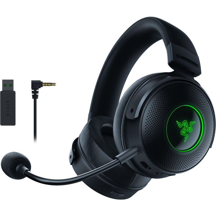 Wireless Gaming Headset with Haptic Feedback and Spatial Audio