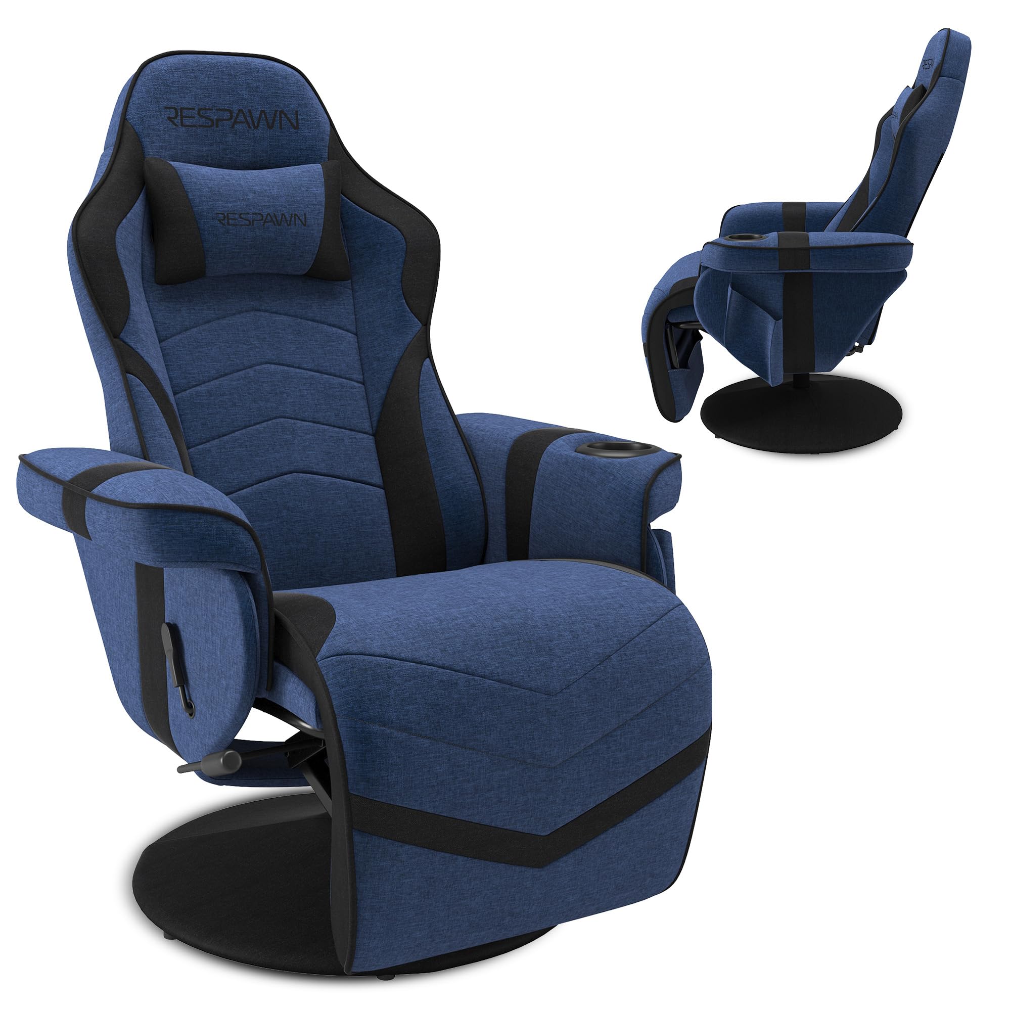 Ergonomic Gaming Recliner Chair with Footrest and Lumbar Support