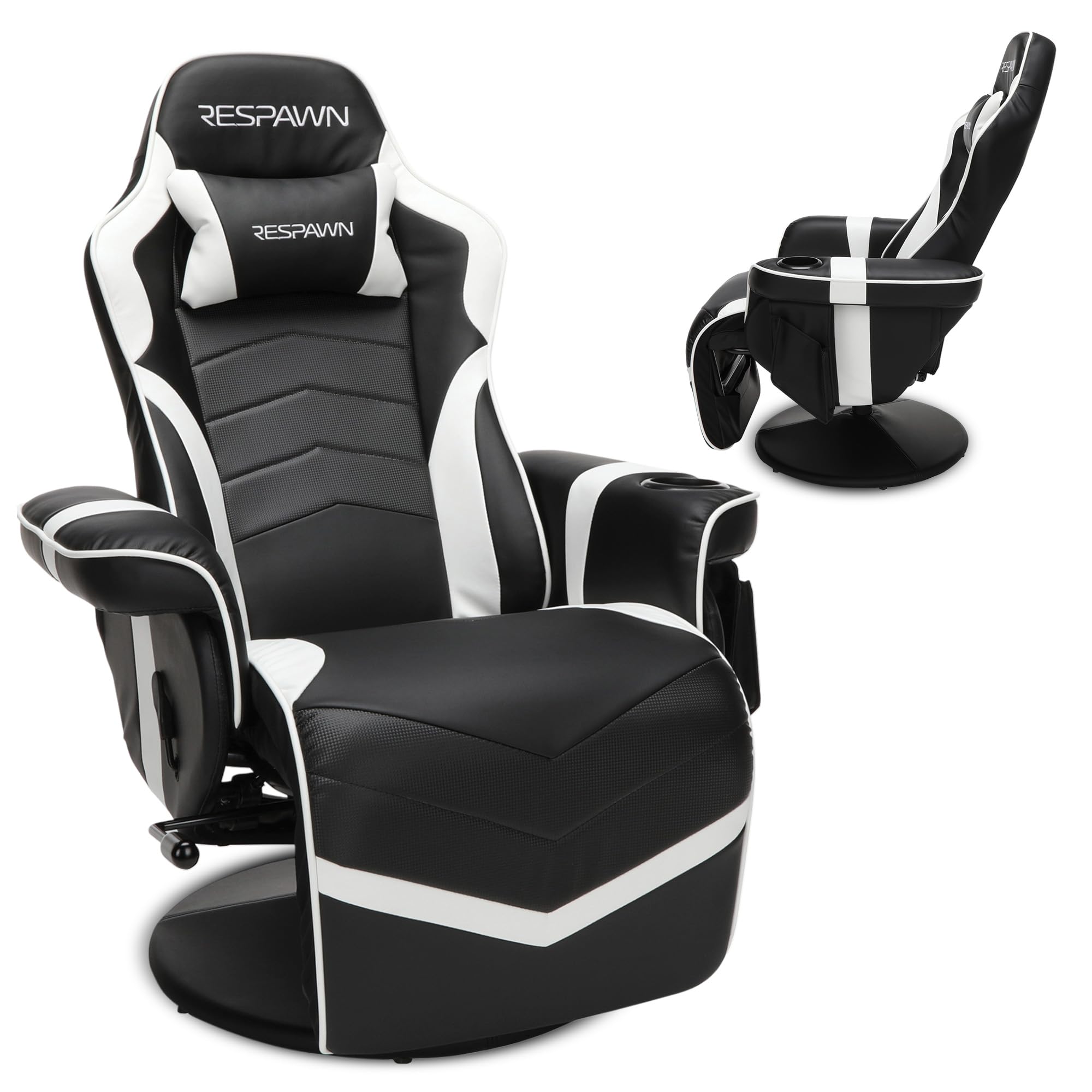 Ergonomic Gaming Recliner Chair with Footrest and Lumbar Support