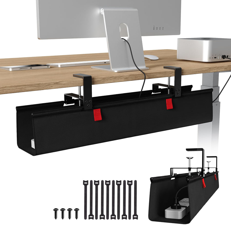 KEEGH Under Desk Cable Management Tray 48inch