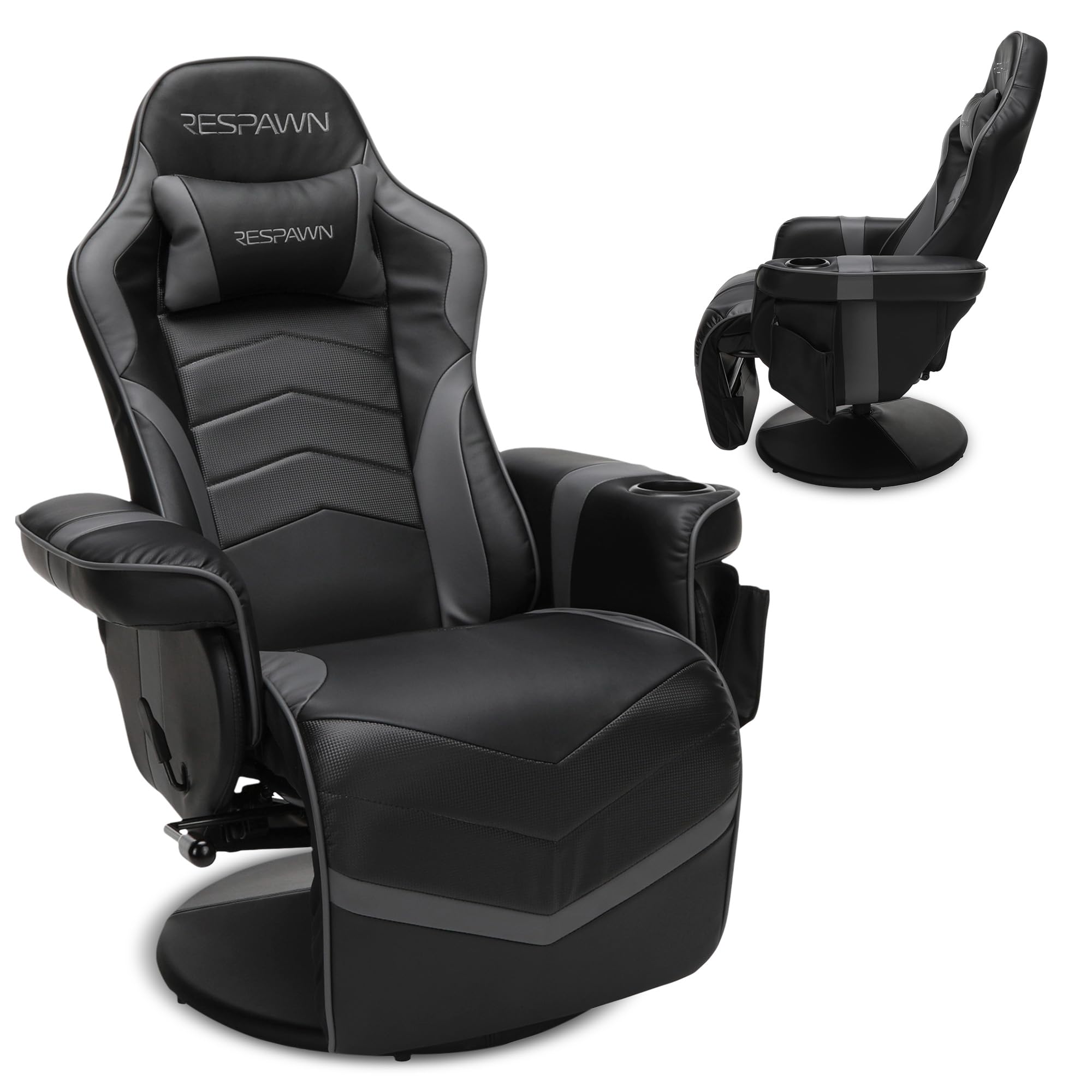 Ergonomic Gaming Recliner Chair with Footrest and Lumbar Support