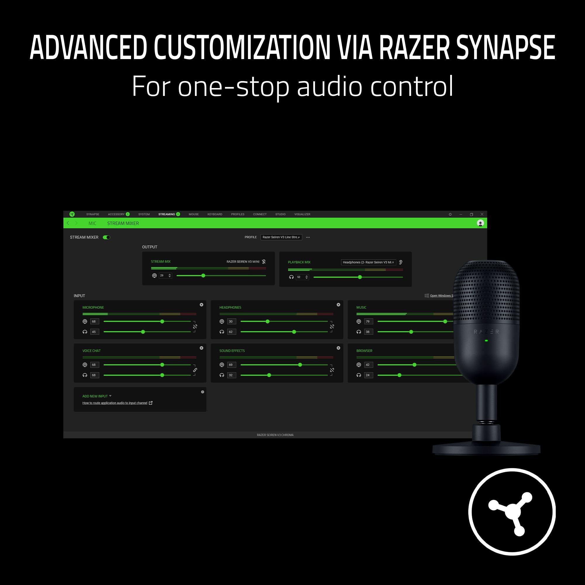 USB Condenser Microphone with Supercardioid Pickup and Mute Sensor