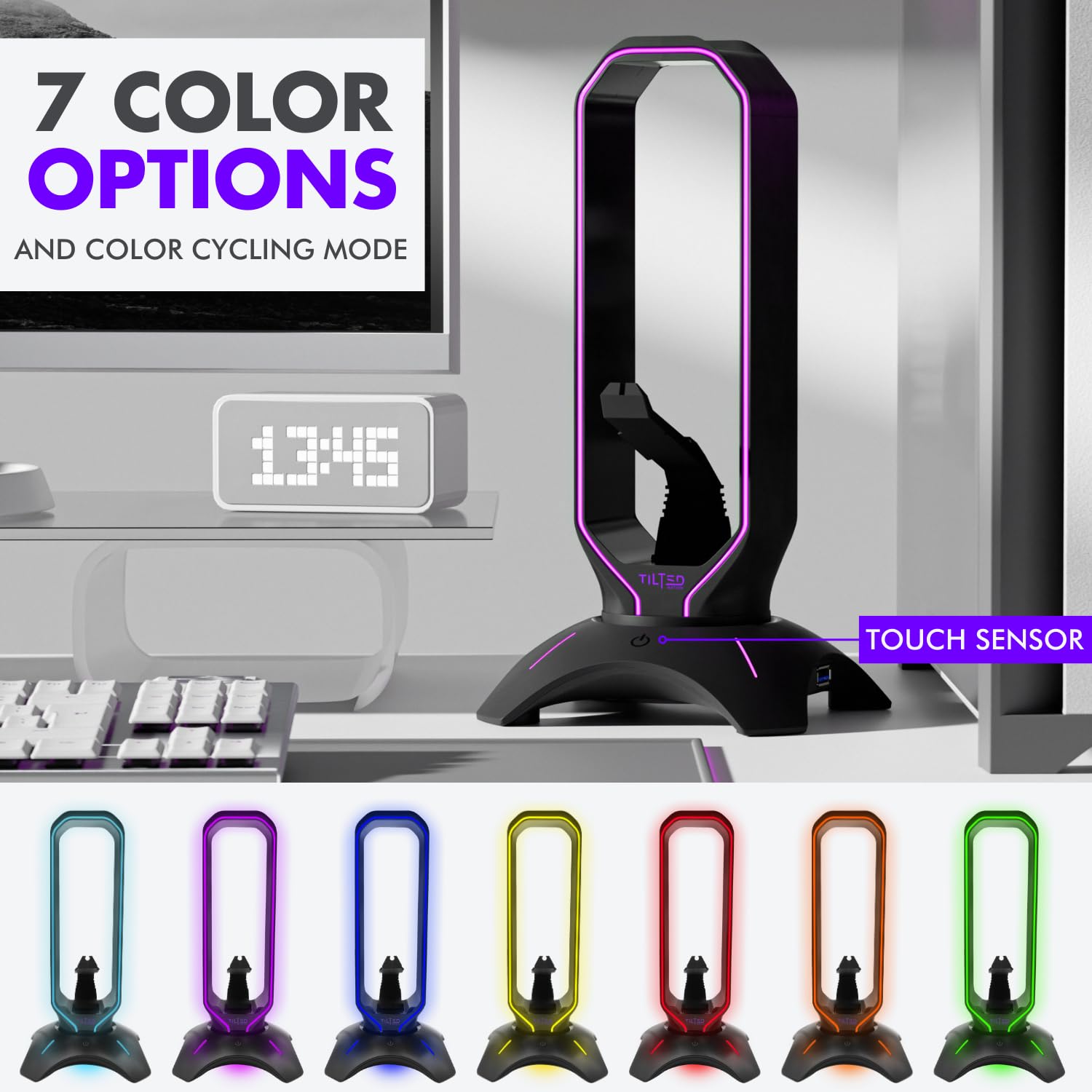 Tilted Nation RGB Headset Stand