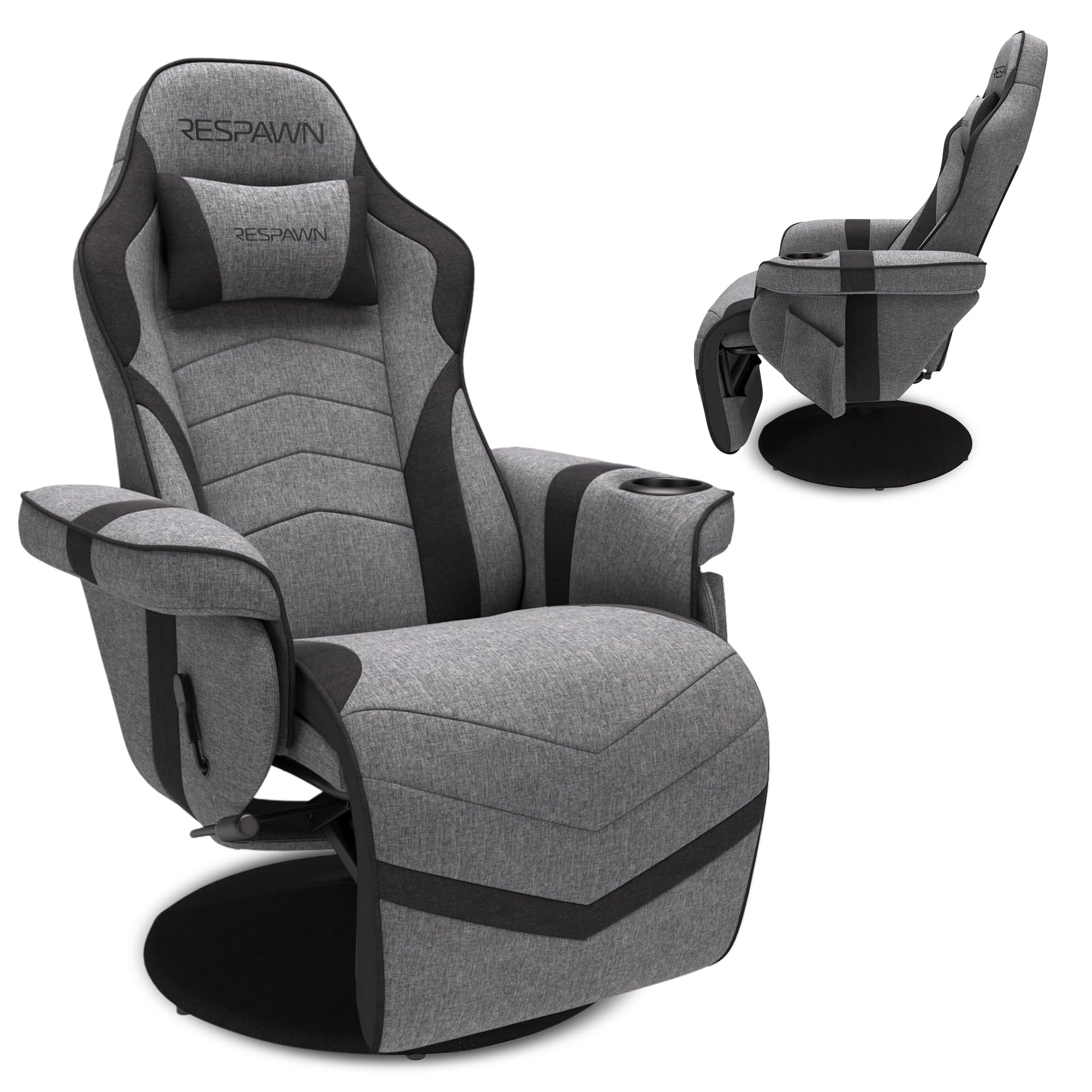 Ergonomic Gaming Recliner Chair with Footrest and Lumbar Support