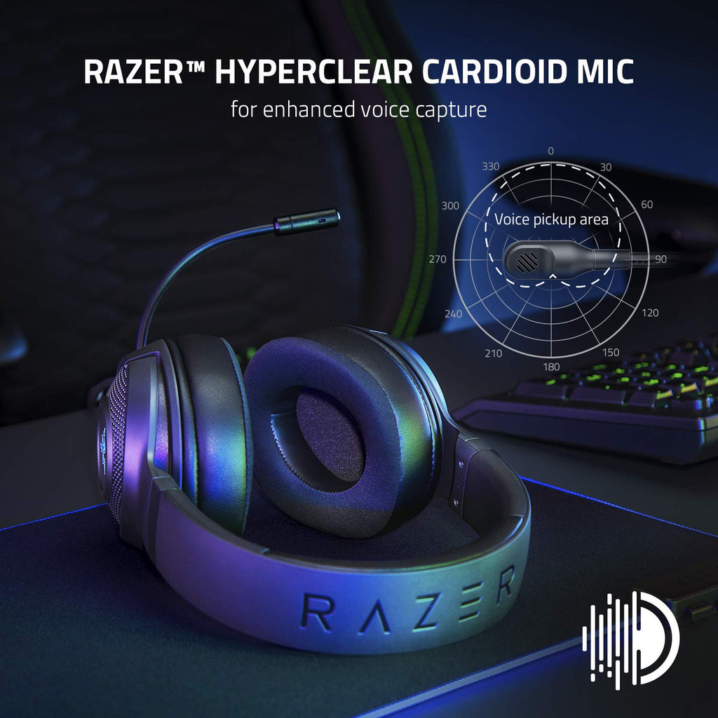 Wired Gaming Headset with 7.1 Surround Sound and RGB