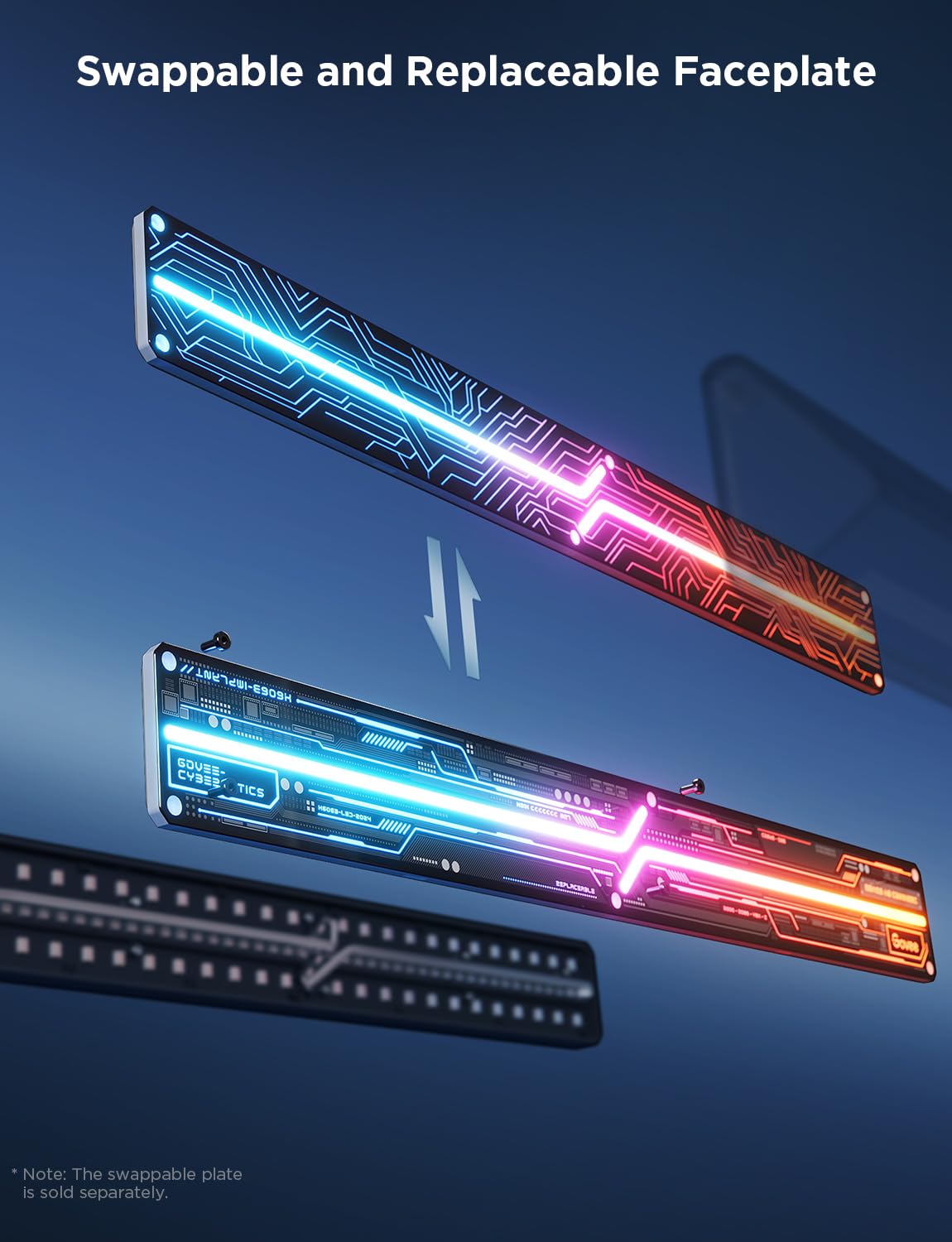 RGBIC Gaming Wall Light with DIY Custom Lighting Effects